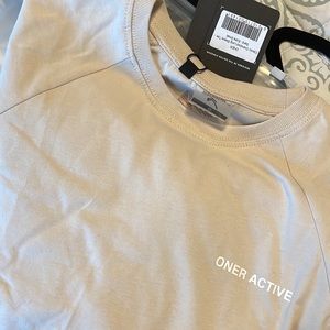 Oner active tan slightly oversized tee